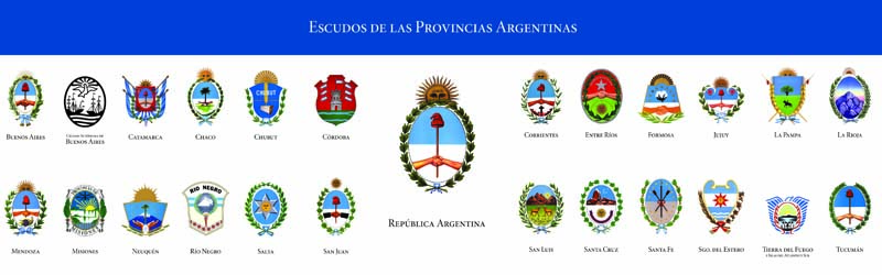 Empanadas Argentinas muestra los Escudos de las Provincias 
República Argentina por Empanadas de Mónica.